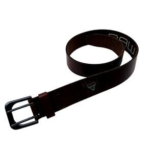 G Star Raw leather wide brown belt